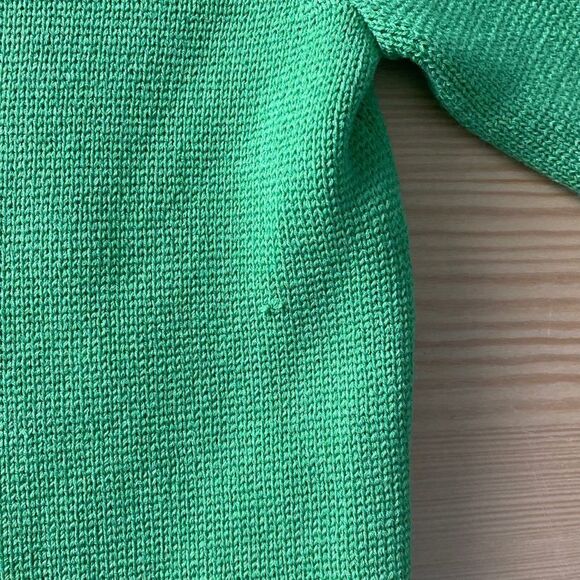 Vintage Double Breasted Collared Sweater Rhinestone Buttos - Picture 6 of 11